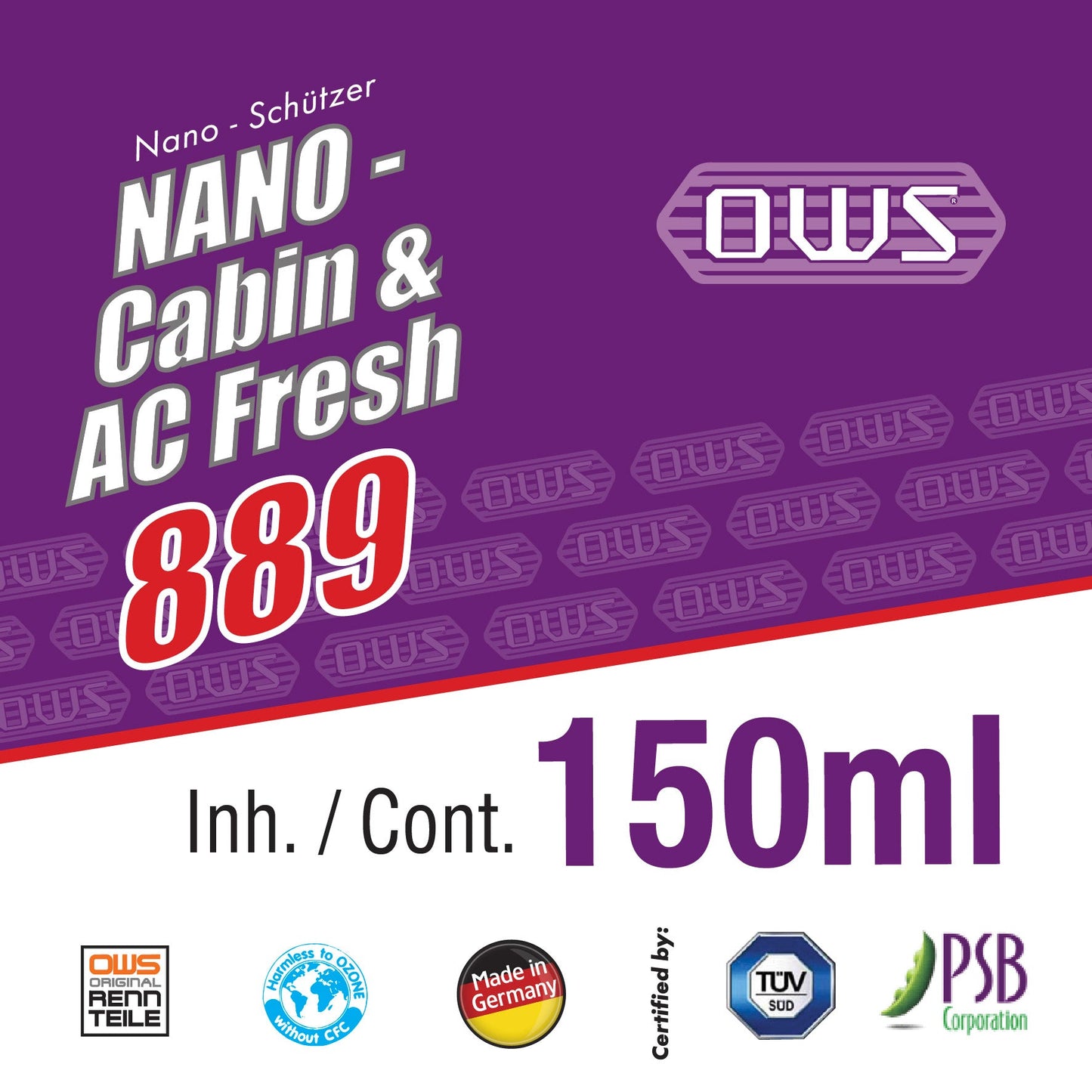 OWS 889 NANO Cabin & AC Fresh